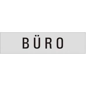 BÜRO Aluminiumschild 10108-E