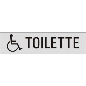 Rollstuhl TOILETTE Aluminiumschild 27061-E